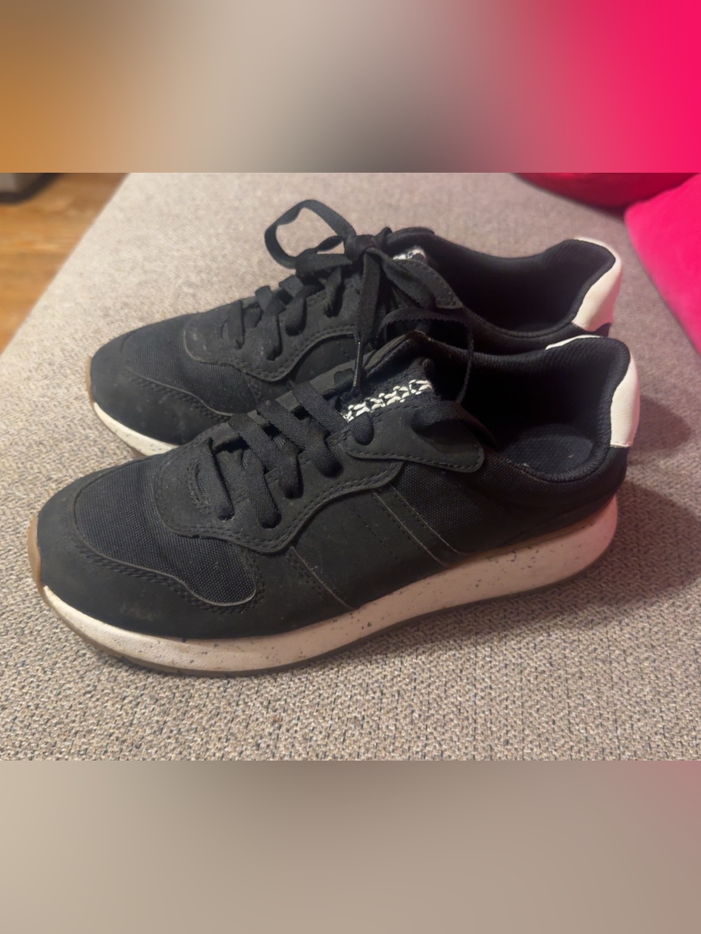 UGG Black and White Women's Sneakers